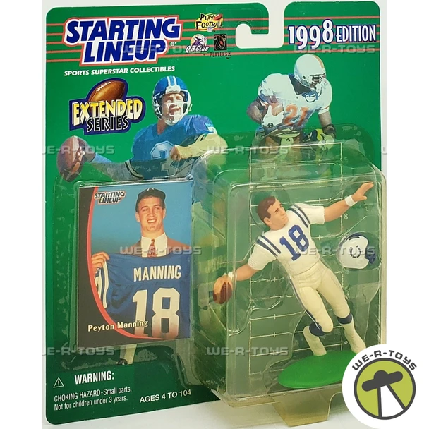 Starting Lineup Peyton Manning 1998 Edition Figure 1998 Kenner 71988