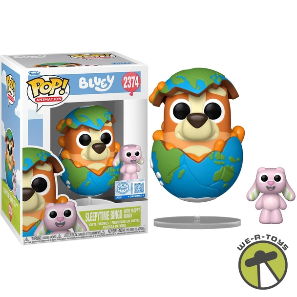 Funko Pop Bluey Sleepytime Bingo with Floppy Bunny Figure #2374