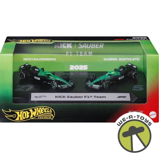 Hot Wheels Premium KICK Sauber F1 Team 2 Pack