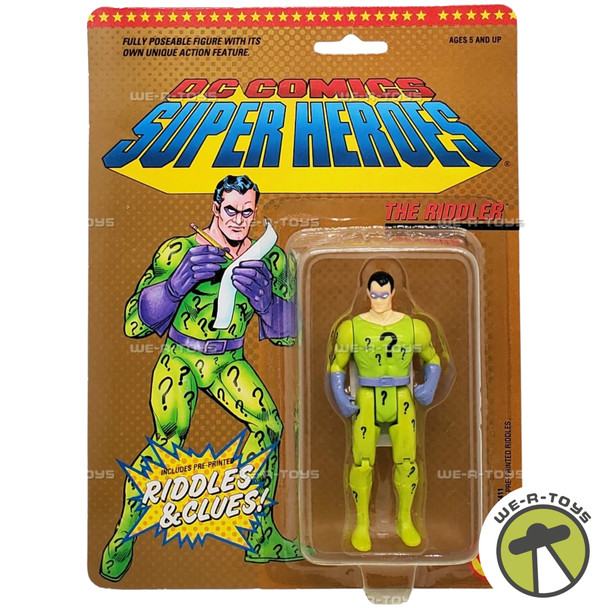 DC Comics Super Heroes The Riddler Action Figure 1989 Toy Biz 04411