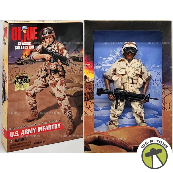 G.I. Joe Classic U.S. Army Infantry Action Figure African American Hasbro 81356
