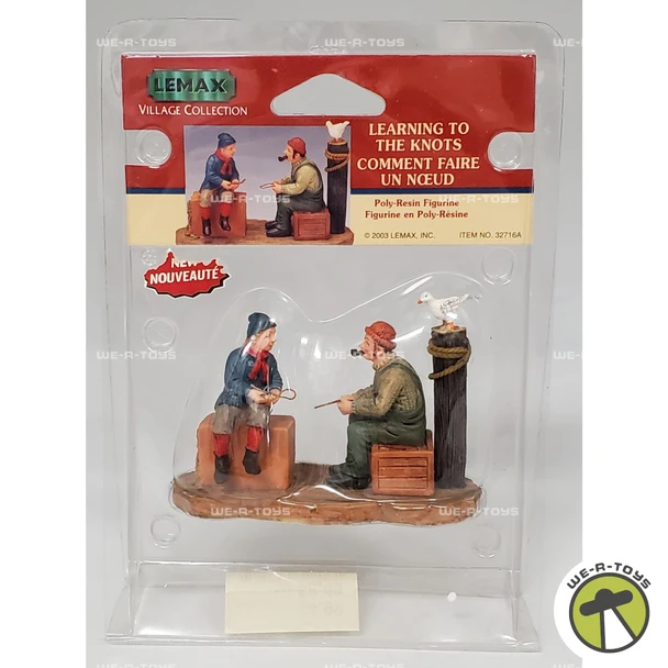 Lemax Learning to the Knots Poly-Resic Figurine