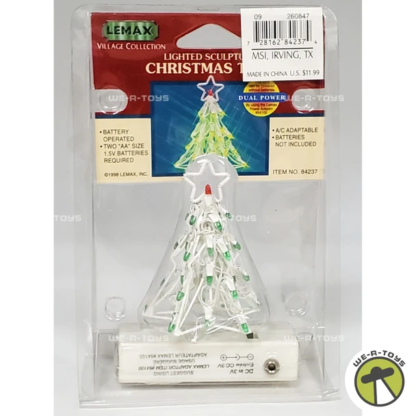Lemax Lighted Sculpture Christmas Tree Lemax Village Collection