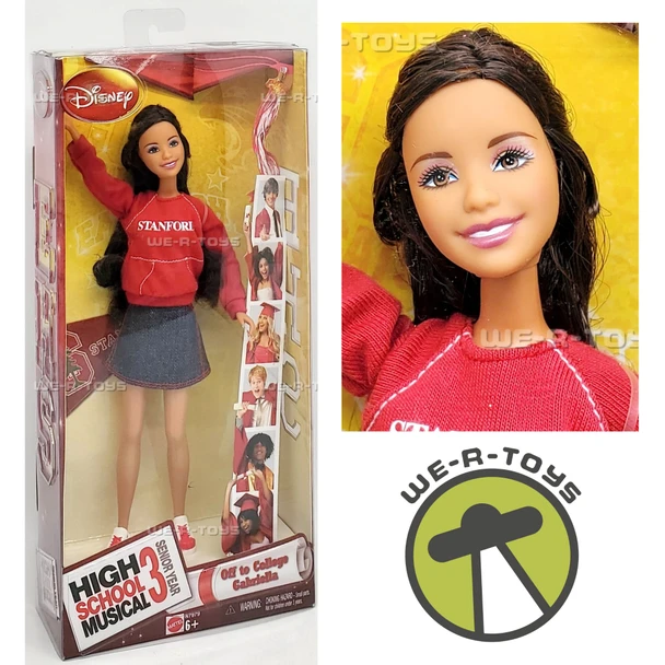 Disney High School Musical 3 Senior Year Off to College Gabriella Doll 70289