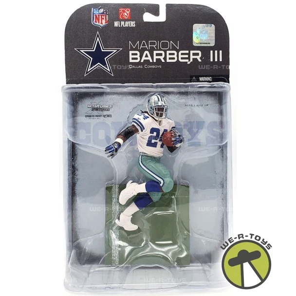 NFL Marion Barber III Action Figure #24 Dallas Cowboys 2008 McFarlane #74144