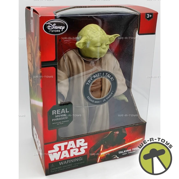 Star Wars Talking Yoda Figure The Force Awakens 10' Disney