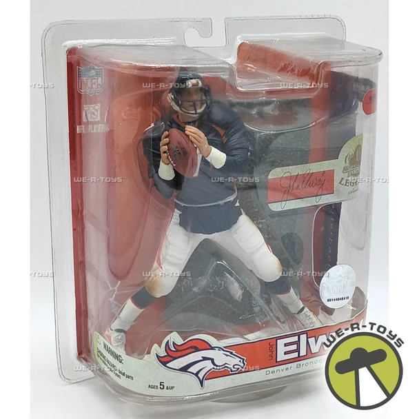 NFL John Elway Denver Broncos 6" Action Figure Mcfarlane SportsPicks