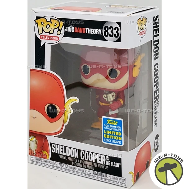 Funko POP TV The Big Bang Theory Sheldon Cooper as The Flash 833 Vinyl Figure