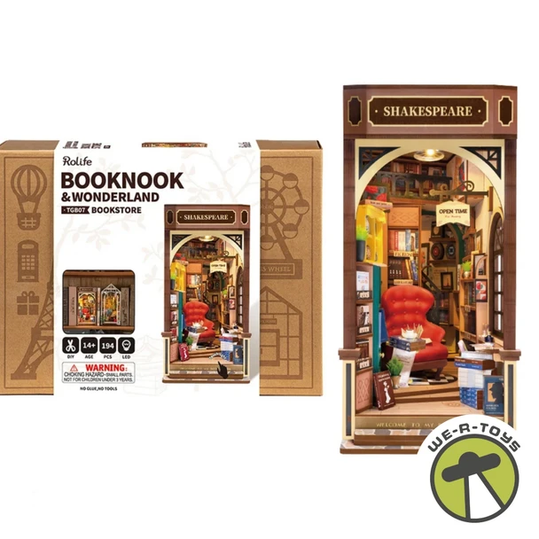Rolife Bookstore DIY Book Nook Shelf Insert Kit TGB07