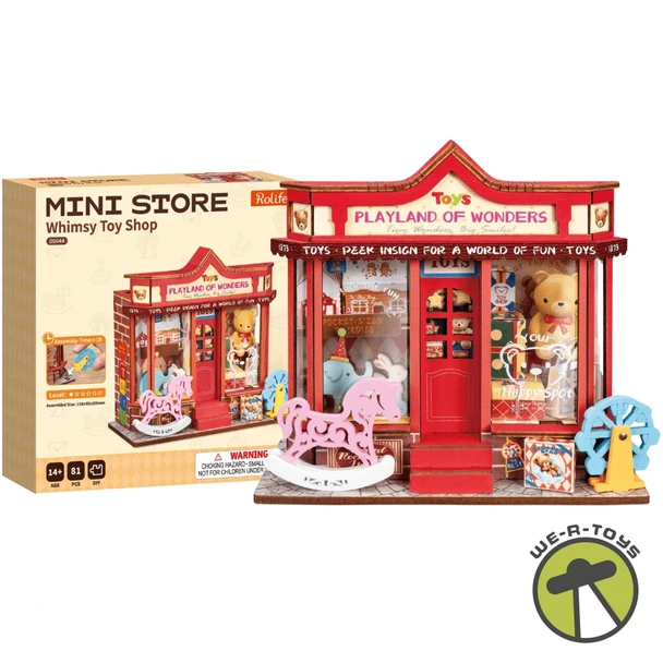 Rolife Whimsy Toy Shop DIY Miniature House DS044