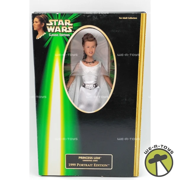 Star Wars Portrait Edition Princess Leia Ceremonial Gown Doll 1999 Hasbro 61772