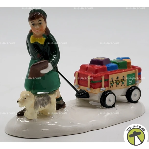 Department 56 Girl Scout Cookie Time The Original Snow Village Figurine