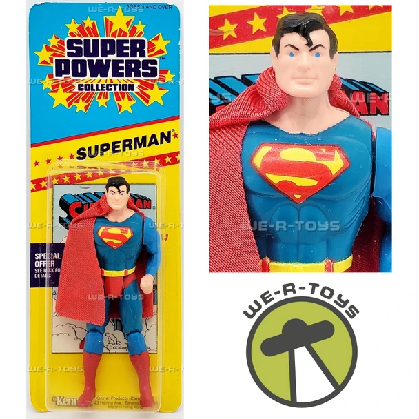 DC Super Powers Collection Superman Action Figure Kenner 1986