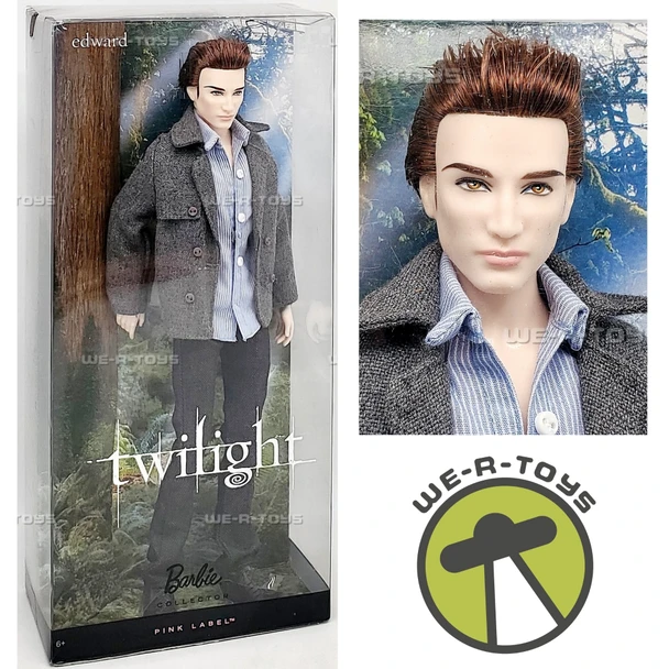 Twilight Edward Pink Label Barbie Doll 2009 Mattel R4161