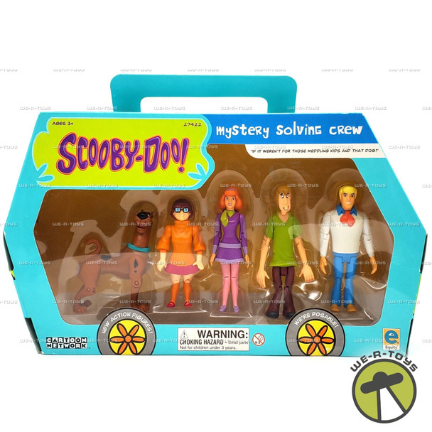 Scooby-Doo Mystery Solving Crew Action Figure Set #27422 Equity Marketing