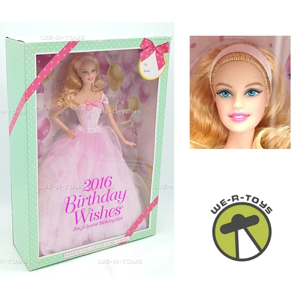 Barbie Birthday Wishes 2016 Pink Label Doll Mattel DGW29