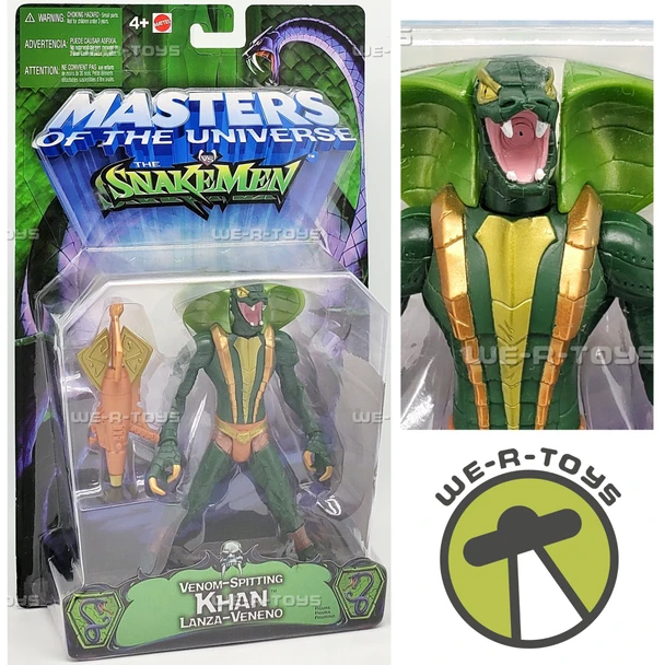 Masters of the Universe vs The Snake Men Venom Spitting Khan Action Figure 03240