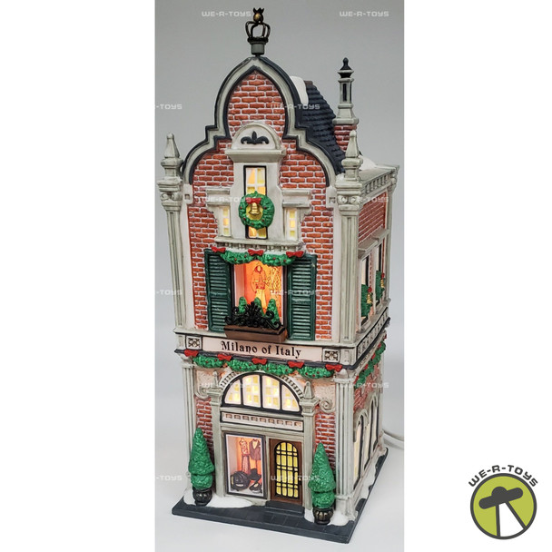 Department 56 Milano of Italy Christmas in the City Series Porcelain Building