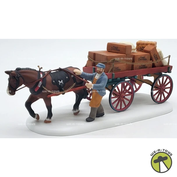 Department 56 Gourmet Chocolates Delivery Wagon The Dickens' Village Series