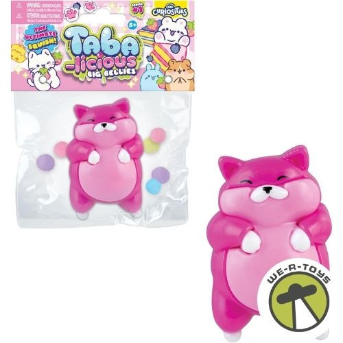 Orb Tabalicious Big Bellies Pink Cat Squeeze Toy