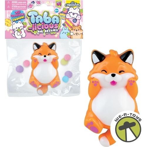 Orb Tabalicious Big Bellies Orange Fox Squeeze Toy
