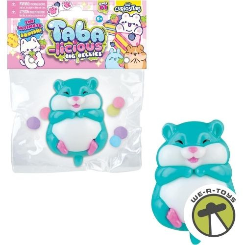Orb Tabalicious Big Bellies Teal Hamster Squeeze Toy
