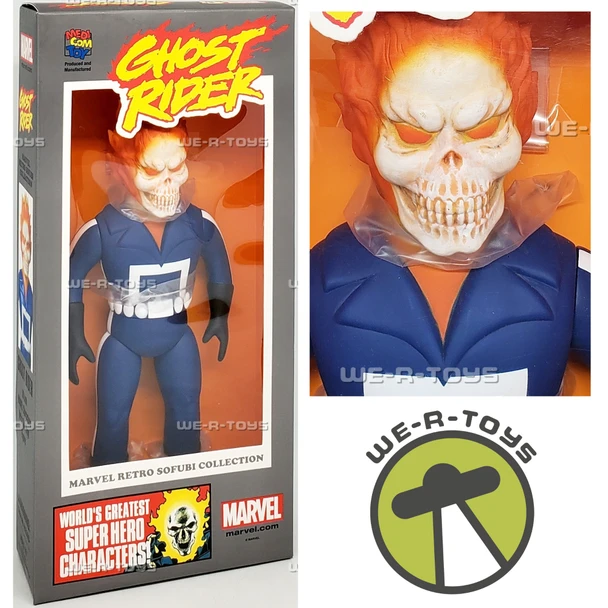 Ghost Rider Marvel Retro Sofubi Collection Action Figure Medicom 53008