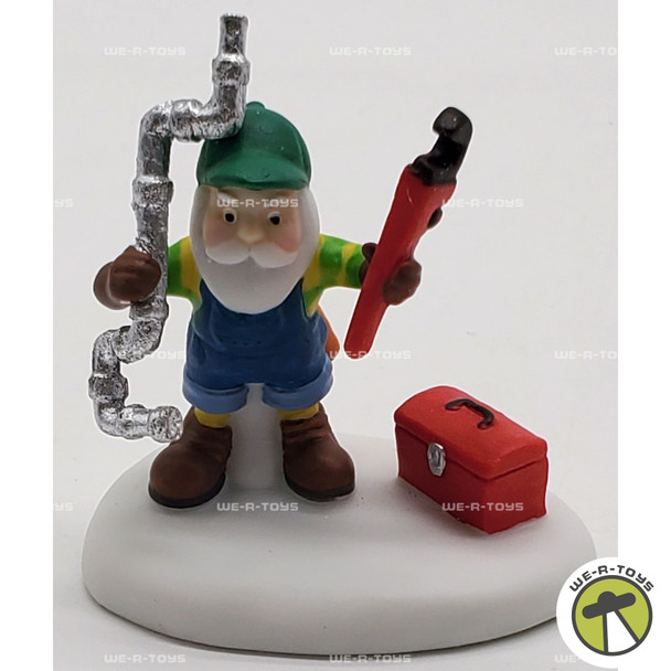 Department 56 Fixing Frozen Pipes North Pole Series Porcelain Figurine