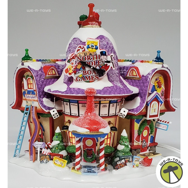 Department 56 North Pole Board Games Factory North Pole Series Building