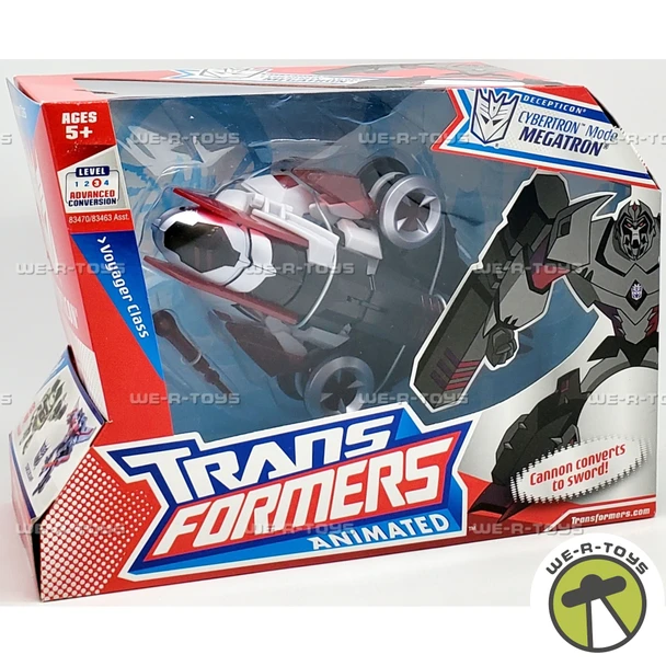 Transformers Animated Voyager Class Cybertron Mode Megatron Action Figure 2007