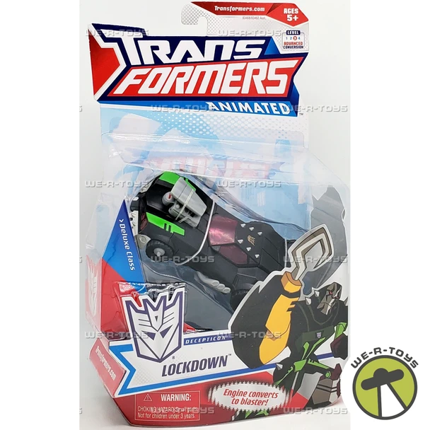 Transformers Animated Decepticon Lockdown Action Figure 2007 Hasbro 29366