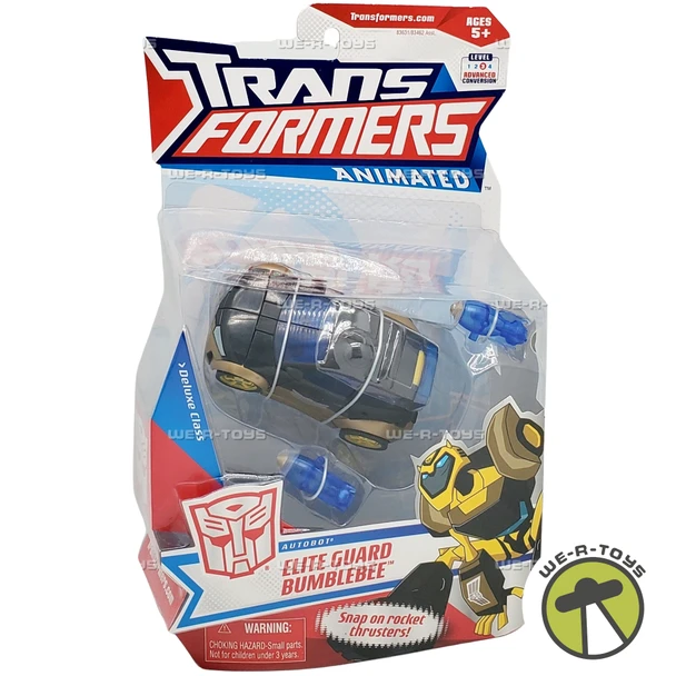 Transformers Animated Elite Guard Bumblebee Action Figure 2008 Hasbro 34196