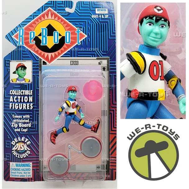 ReBoot Enzo Action Figure 1995 Irwin 30013