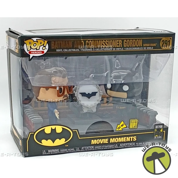 Funko Pop! Heroes Batman and Commissioner Gordon Batman Begins Vinyl Figures 291