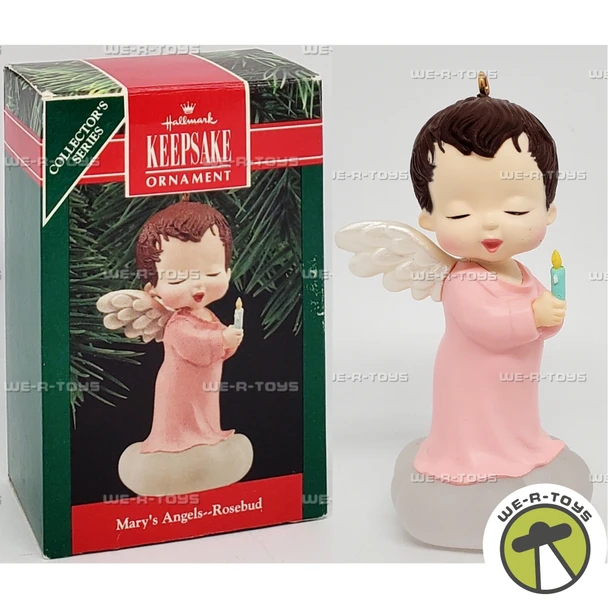Hallmark Keepsake Mary's Angels Rosebud Christmas Ornament QX422-3