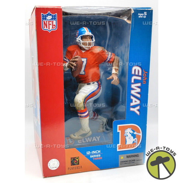 NFL John Elway Action Figure Denver Broncos 12 Inch Players Inc.
