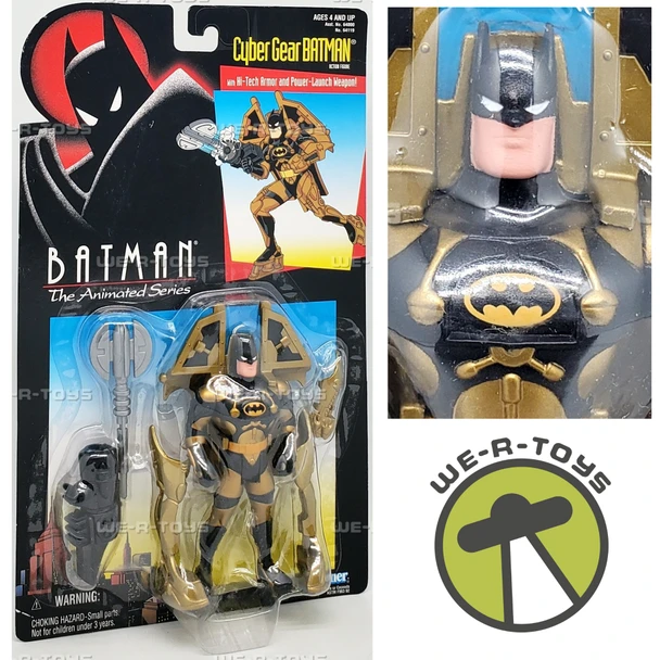 DC Batman the Animated Series Cyber Gear Batman Action Figure 1995 Kenner 64119