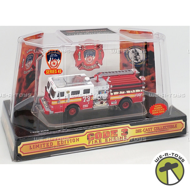 Code 3 New York City #73 Seagrave 1998 Fire Truck Die Cast 12302