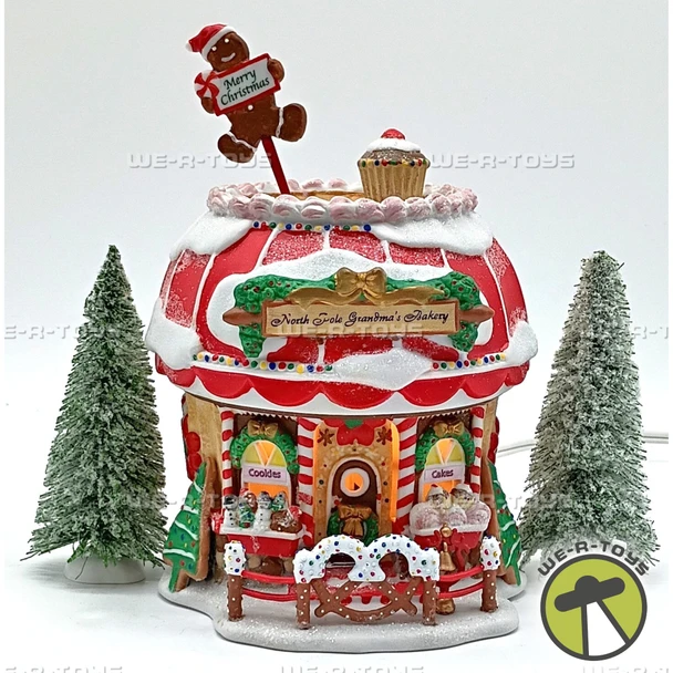 Department 56 North Pole Grandma's Bakery North Pole Series Porcelain Building