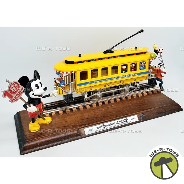 1981 Pride Lines Walt Disney World Tencennial Electric Railway Trolley Streetcar