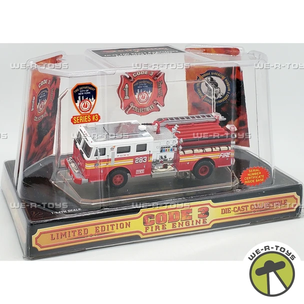 Code 3 FDNY 283 Seagrave Pumper Die Cast Vehicle 12302