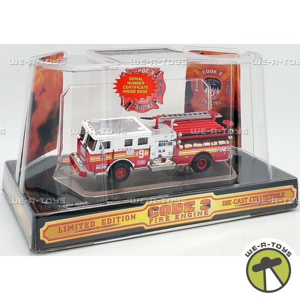 Code 3 FDNY 9 Seagrave Pumper 1:64 Scale Die Cast Vehicle 12300