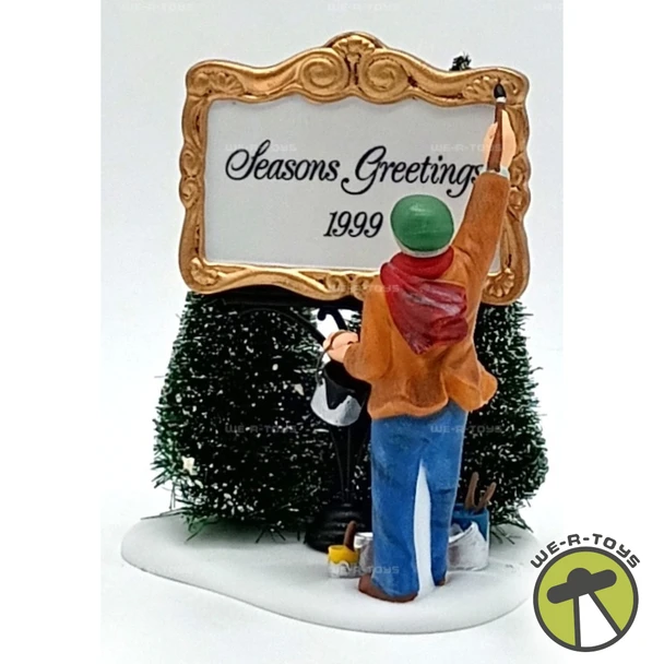 Department 56 Heritage Village Painting Our Own Village Sign 02359