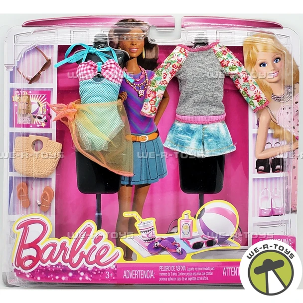 Barbie Fashions Beach Set 2014 Mattel CFY10