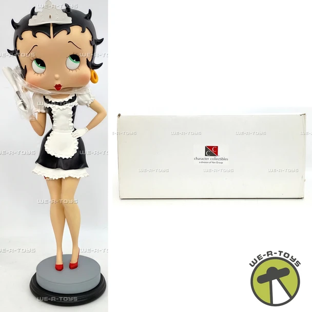 Betty Boop French Maid Character Collectibles 18" Porcelain Statue