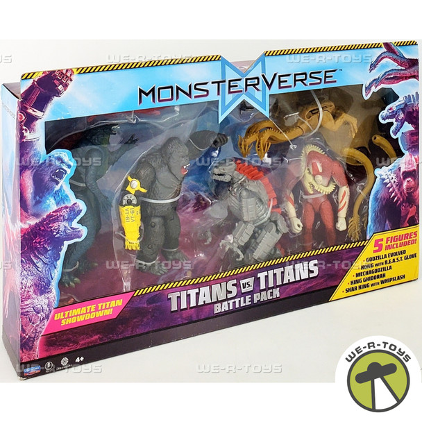 Godzilla Monsterverse Titans vs Titans Battle Figure Pack 2025 Playmates 35799