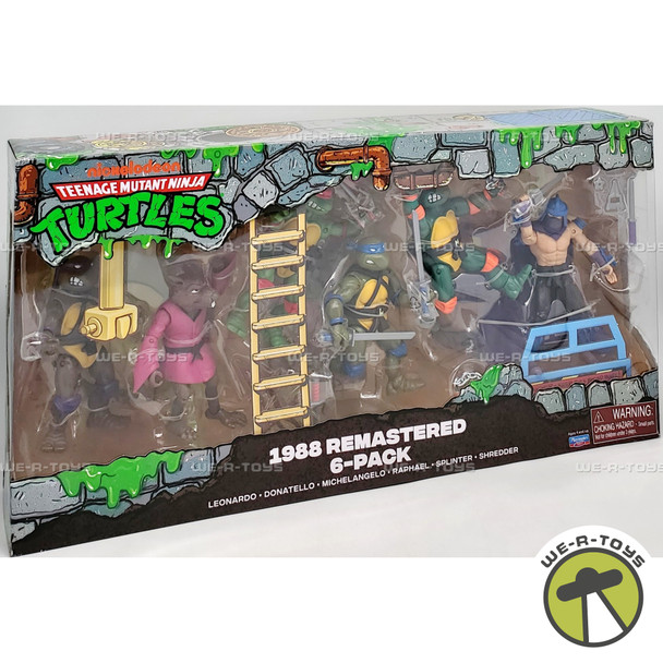 TMNT 1988 Remastered Action Figure 6 Pack 2025 Playmates LH6112