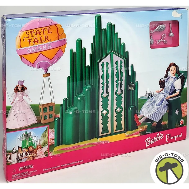 The Wizard of Oz Barbie Emerald City Playset 2000 Mattel 28361