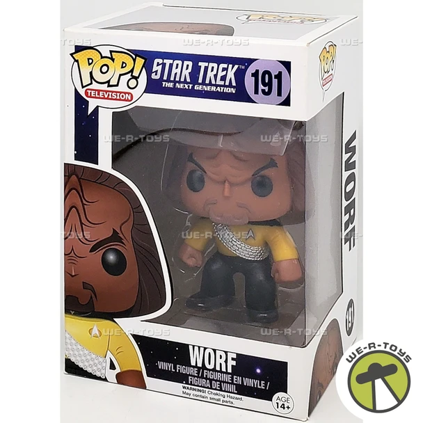 Funko POP Television Star Trek The Next Generation Worf 191 Vinyl FIgure