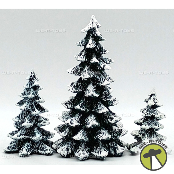 Department 56 Village Evergreen Trees Set of 3 52051